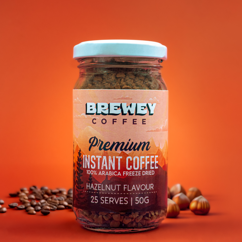 FREEZE DRIED HAZZLENUT FLAVOUR-50 GRAMS