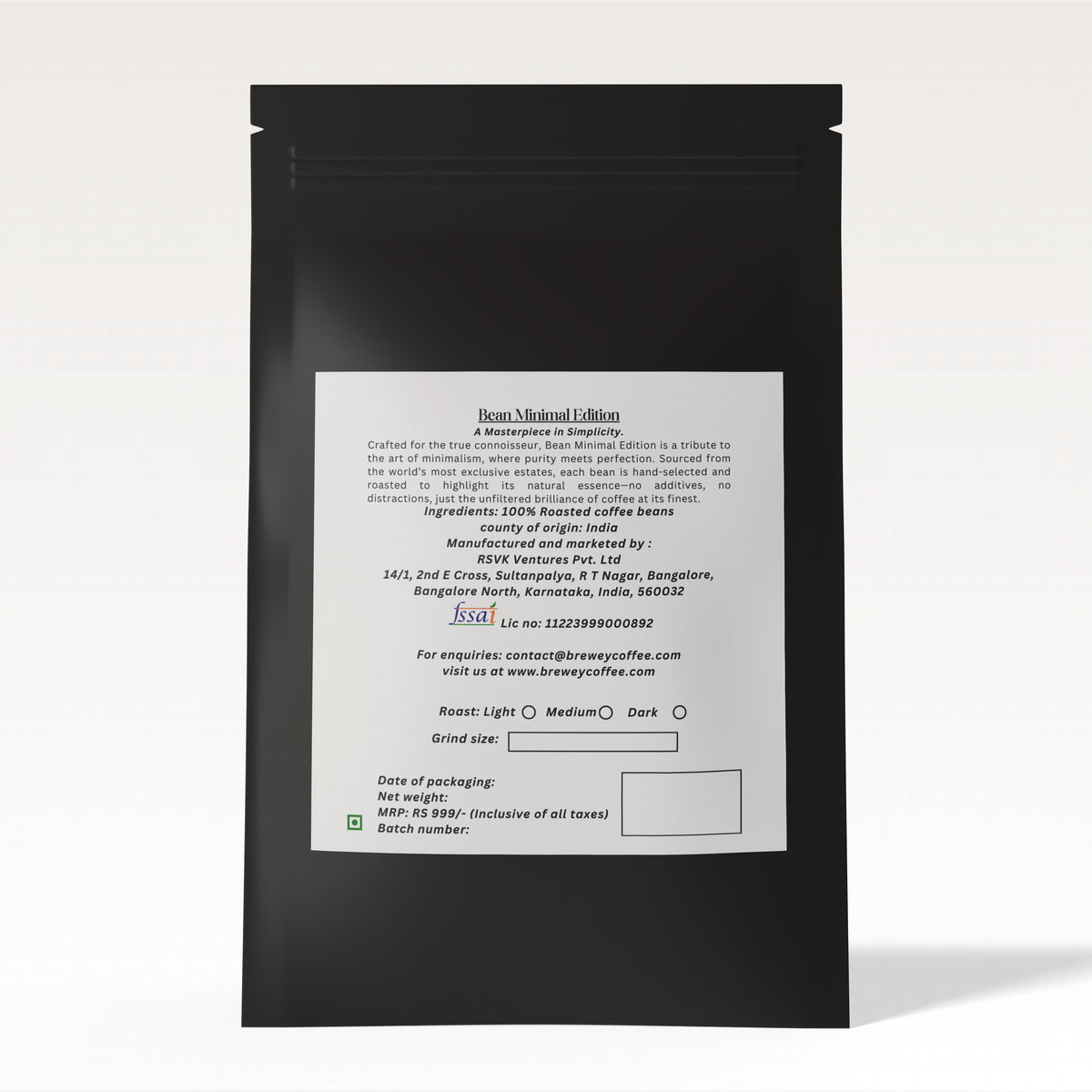 BEAN MINIMAL EDITION - 6 DELIVERY